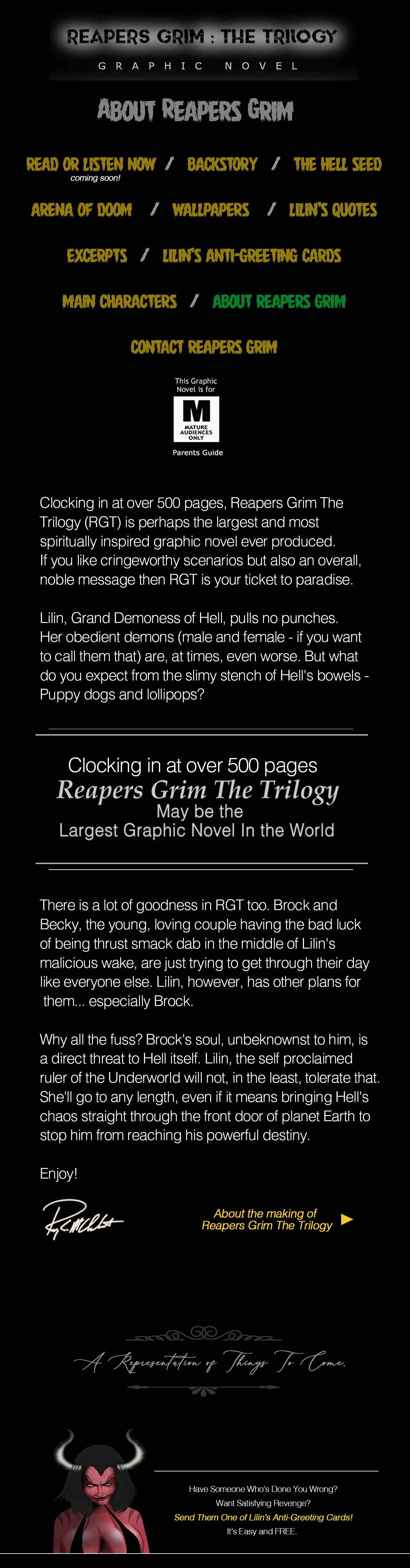 About Reapers Grim The Trilogy by Roy McClanahan
